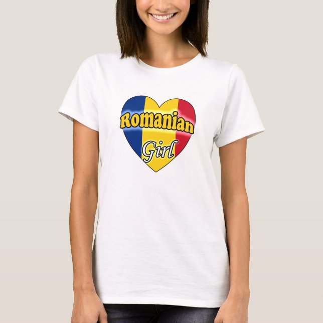 Camiseta Chica rumano (Anverso)