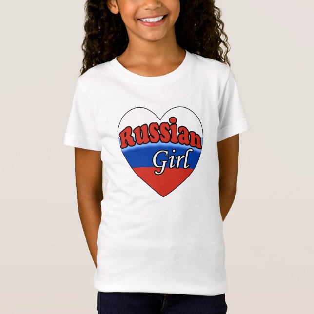 Camiseta Chica ruso (Anverso)
