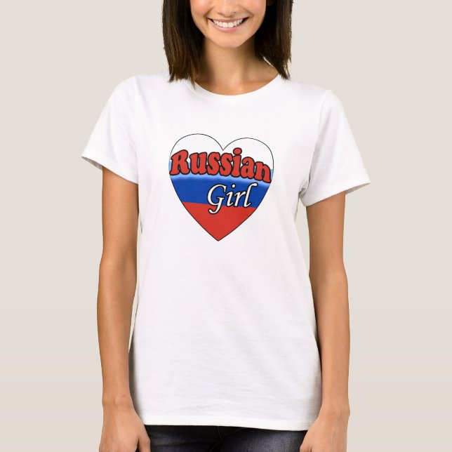 Camiseta Chica ruso (Anverso)