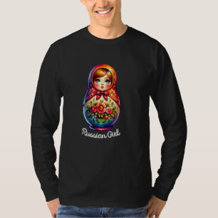 Camiseta ¡Chica ruso! Rusia Matryoshka Rusia por Rusia