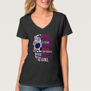 Camiseta Chica Sagitario Dia De Los Muertos Azúcar Mexicana