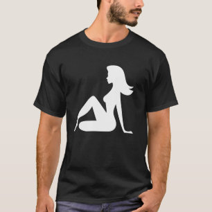 Camiseta Chica Salpicadero Silueta Regalo Divertido para Am