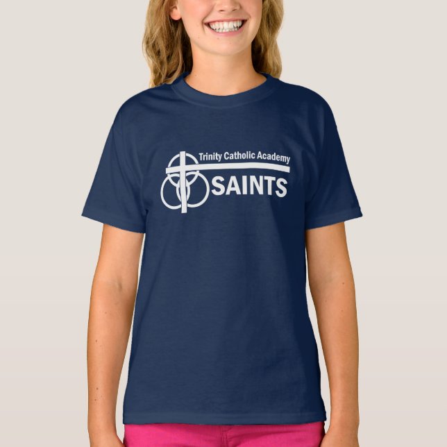 Camiseta chica: Santos de TCA (Anverso)