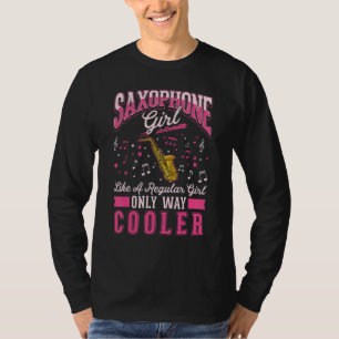 Camiseta Chica Saxofón Saxofonista 3