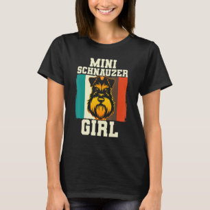 Camiseta Chica Schnauzer en miniatura Mujeres Schnauzer Per