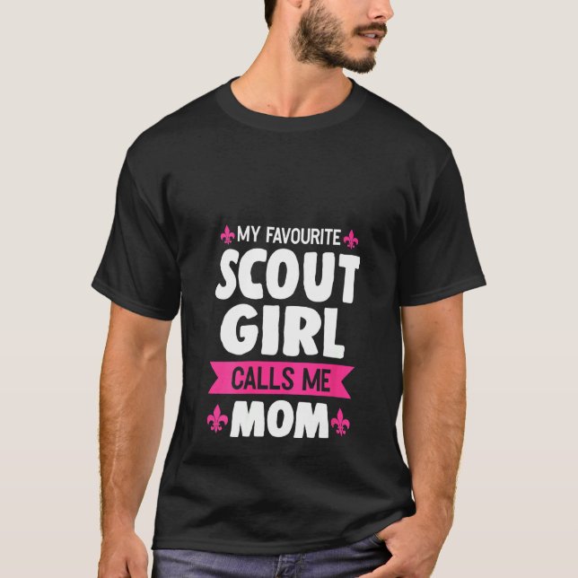 Camiseta Chica Scout Favorita De Mujeres Me Llama Mamá Scou (Anverso)