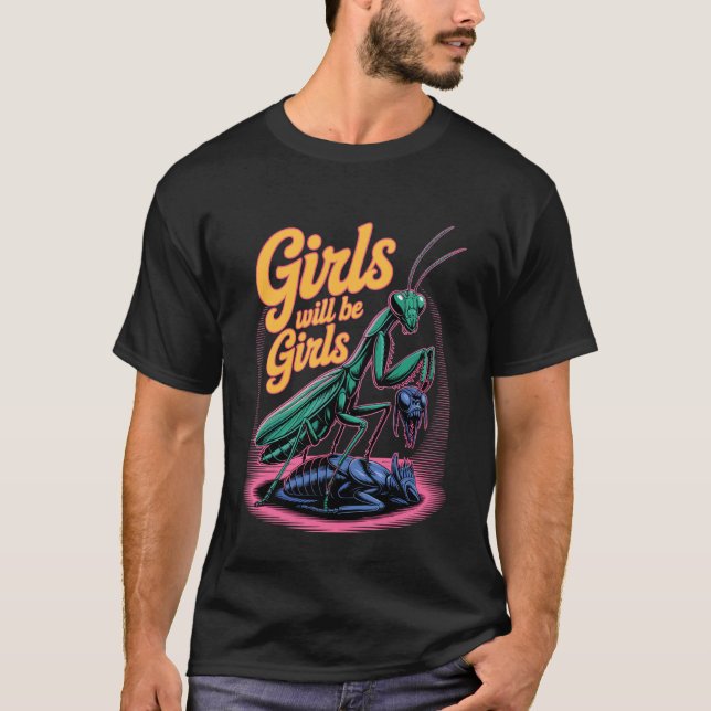 Camiseta Chica Será Mantis Religiosa Chicas (Anverso)