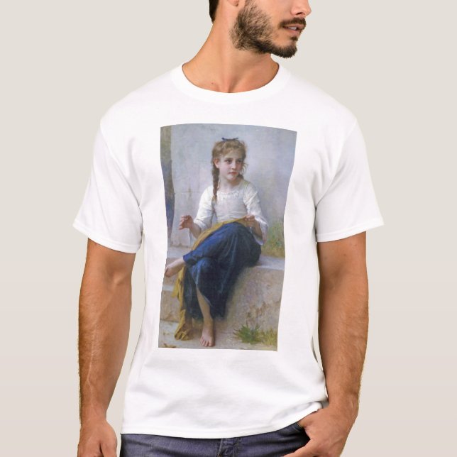 Camiseta Chica Sew, Bouguereau (Anverso)