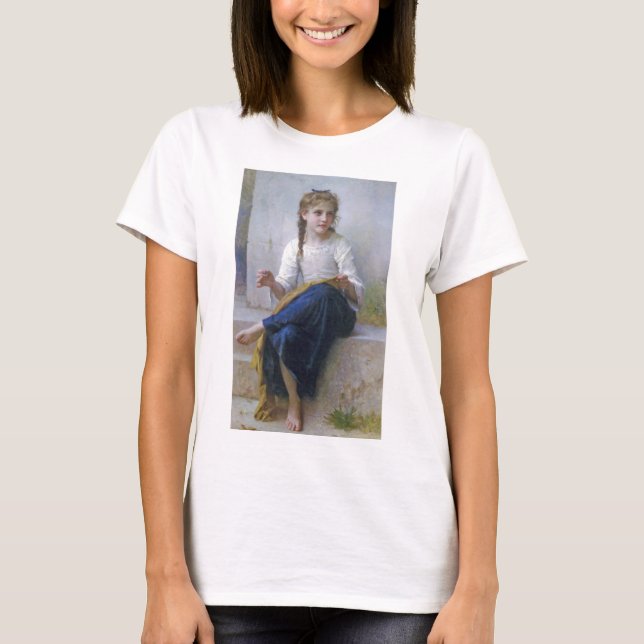 Camiseta Chica Sew, Bouguereau (Anverso)