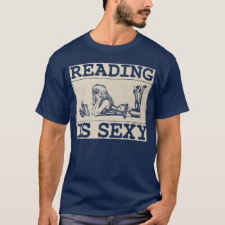 Camiseta Chica sexy de cómic vintage de lectura caliente es