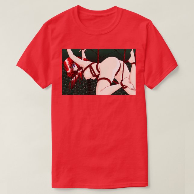 Camiseta CHICA Shibari de PC98 (Diseño del anverso)