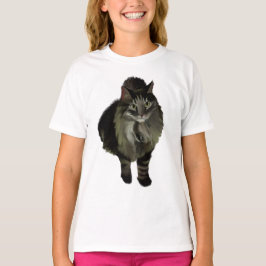 Camiseta Chica Shirt Maine Coon Cat