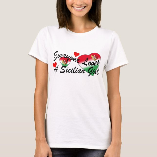 Camiseta Chica siciliano de los amores (Anverso)
