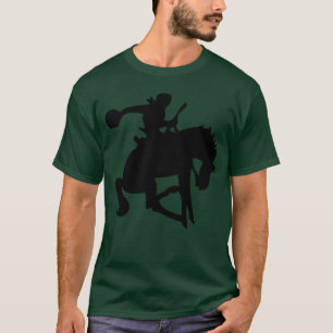 Camiseta Chica Silhouette de Galloping Bucking Horse