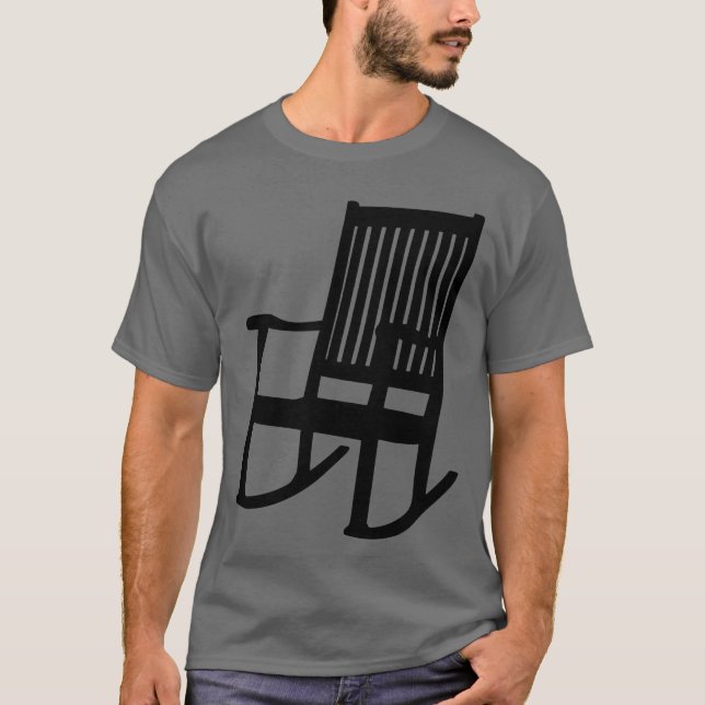 Camiseta chica silla mecedora (Anverso)