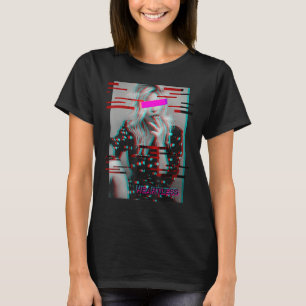 Camiseta Chica sin calor Estilo estético antisocial de dest