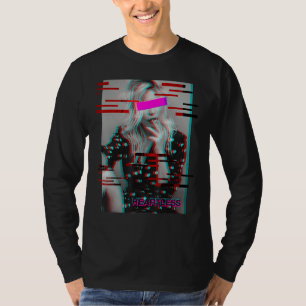 Camiseta Chica sin calor Estilo estético antisocial de dest