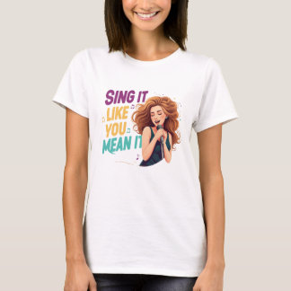 Camiseta Chica Singing