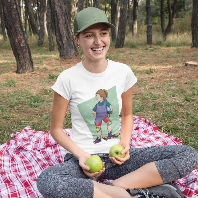 Camiseta Chica Skateboarder T-Shirt (Subido por el creador)