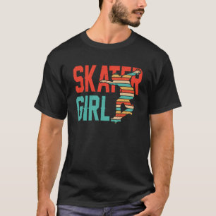 Camiseta Chica Skatergirl Skateboarding Skatatin
