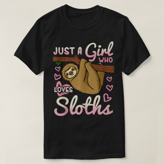 Camiseta Chica Sloth (Diseño del anverso)