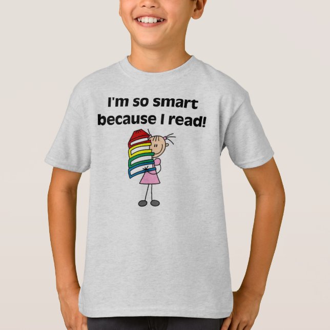 Camiseta Chica Smart porque leí (Anverso)