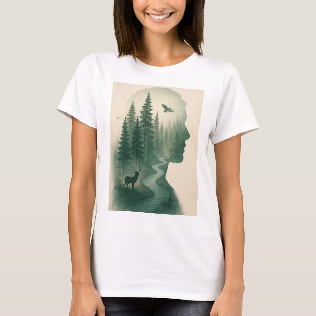 Camiseta Chica solitario (Anverso)