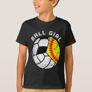 Camiseta Chica suave triple deportes divertidos Softll Voll