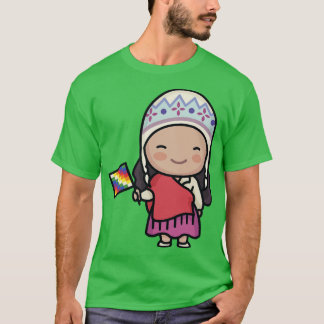 Camiseta Chica sudamericano de montaña