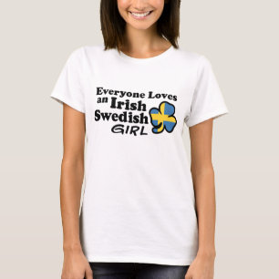 Camiseta Chica sueco irlandés