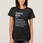 Camiseta Chica suizo Suiza Funny Country Raots D<br><div class="desc">El Chica suizo Suiza Funny Country Home Roots Descenso.</div>
