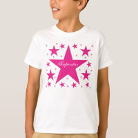 Chica superestrella Tee, rosa