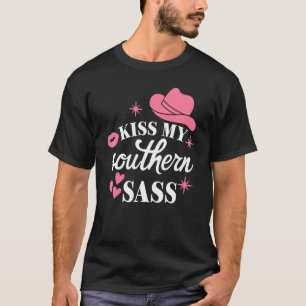 Camiseta Chica sureña descarada vaquera occidental redneck