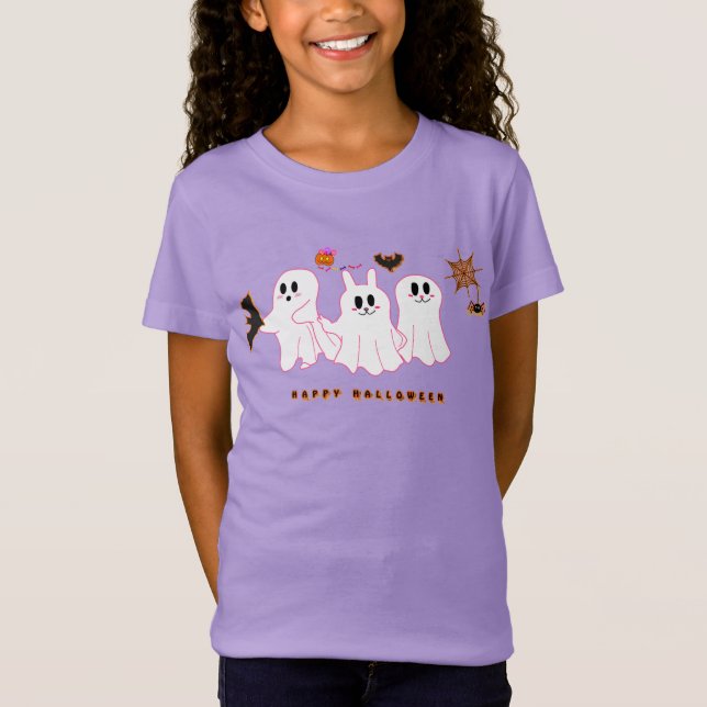 Camiseta Chica T-Shirt | Famosos Fantasmas Posando Para Una (Anverso)