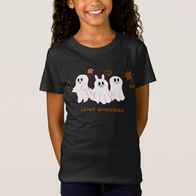 Camiseta Chica T-Shirt | Famosos Fantasmas Posando Para Una (Anverso)