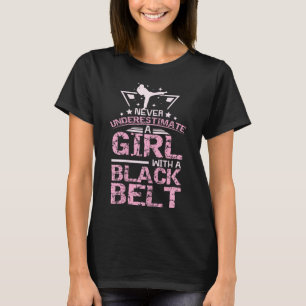 Camiseta Chica Taekwondo de Black Belt Karate