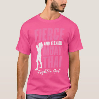 Camiseta Chica tailandés muay instructor de boxeo en artes 