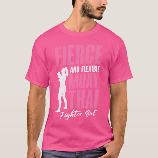 Camiseta Chica tailandés muay instructor de boxeo en artes  (Anverso)