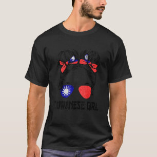 Camiseta Chica Taiwanesa Bandera de Taiwán Orgullo de Taiwá