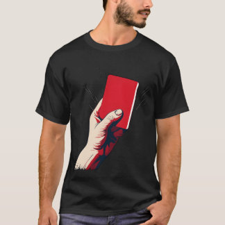 Camiseta Chica tarjeta roja de fútbol