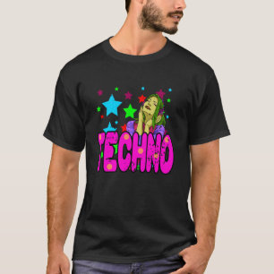 Camiseta Chica Techno Rave Música de Fiesta EDM Diversión