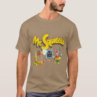 Camiseta Chica terrosa Sr. Squiggle y amigos