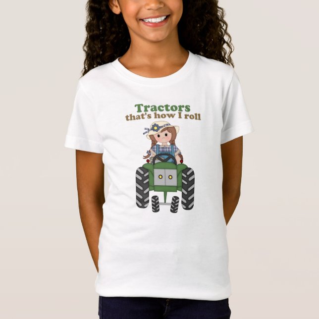 Camiseta Chica Tractor Rodar (Anverso)