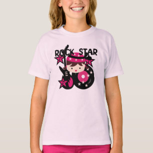 Camiseta Chica trigueno de la estrella del rock