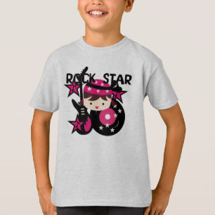 Camiseta Chica trigueno de la estrella del rock