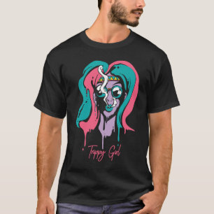 Camiseta Chica Trippy Hippie Psychadelic Rave