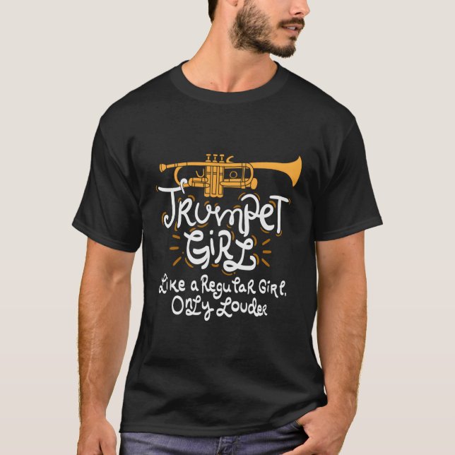 Camiseta Chica Trumpet (Anverso)