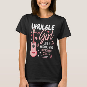 Camiseta Chica Ukulele Jugador I Mujeres Ukulele I Hija Uku