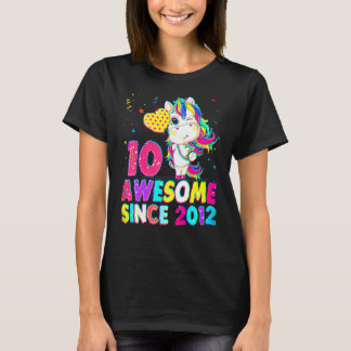 Camiseta chica unicornio de 10 años alucinante si