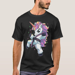 Camiseta Chica Unicornio de Karate Artes Marciales Taekwond